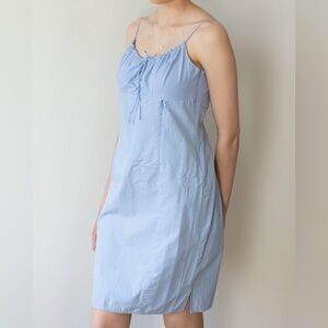 Ralph Lauren Soft Blue Spaghetti Strap Dress